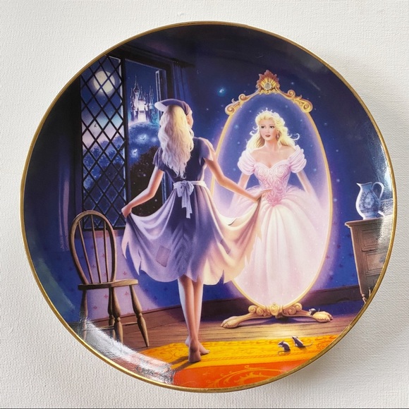 Cinderella Collector Plate Reflection of a Dream